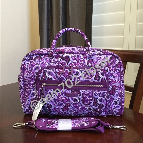 Vera Bradley Bags Nwt Vera Bradley Compact Weekender Travel Poshmark